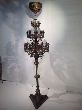 Bronze church chandelier